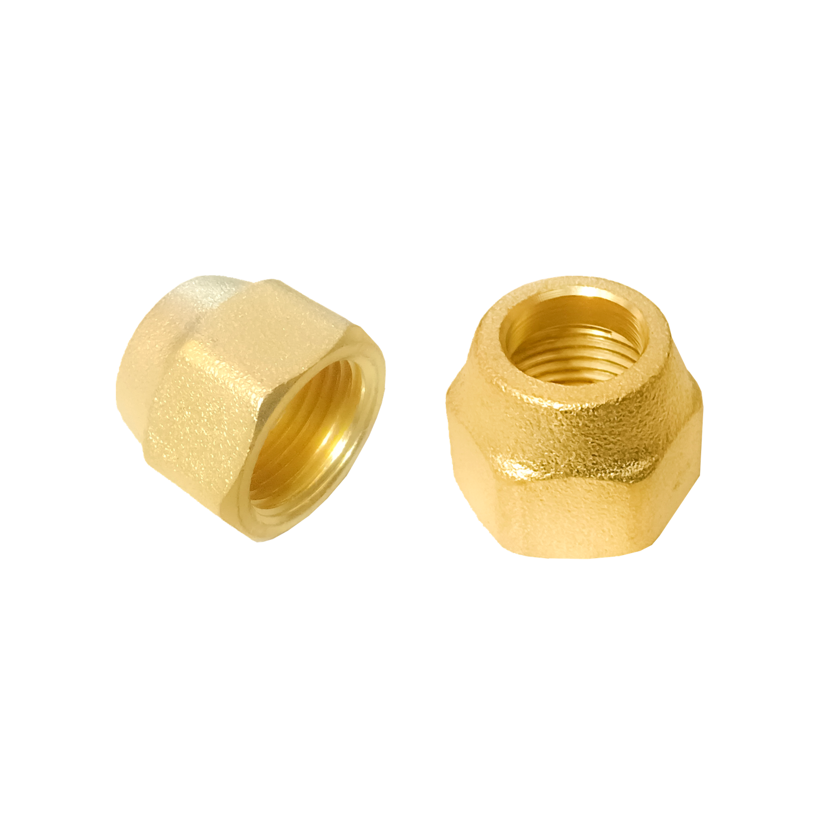 High quality heavy duty brass flare nut for plumbing and HVAC fittings