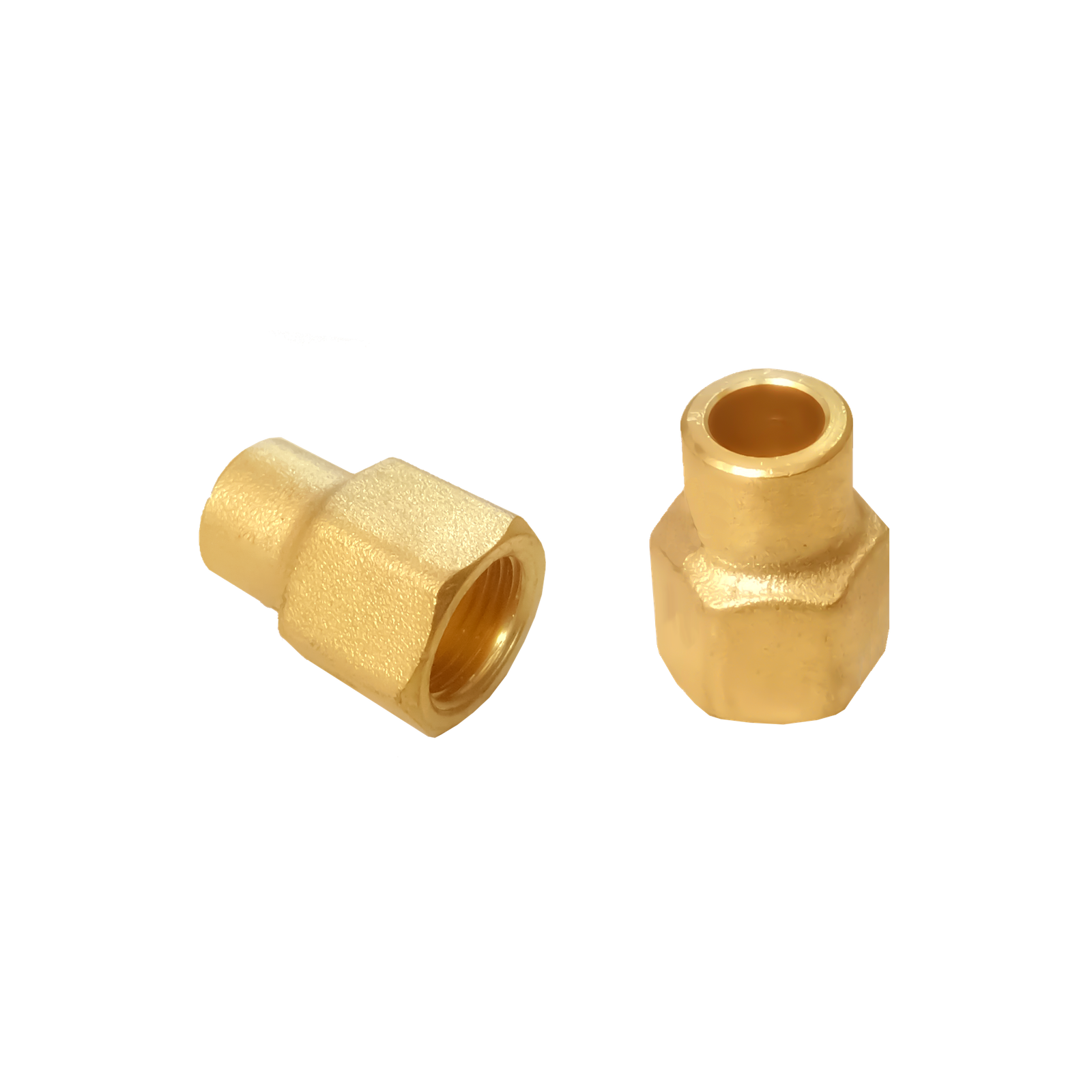 High quality heavy duty brass flare nut for plumbing and HVAC fittings